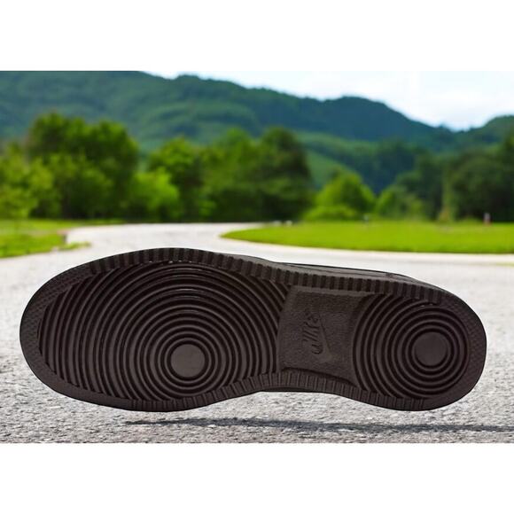 Nike Work Ebernon Low Triple Black Lifestyle Mens Size 12.5 Shoes New Fast Ship - Picture 8 of 8